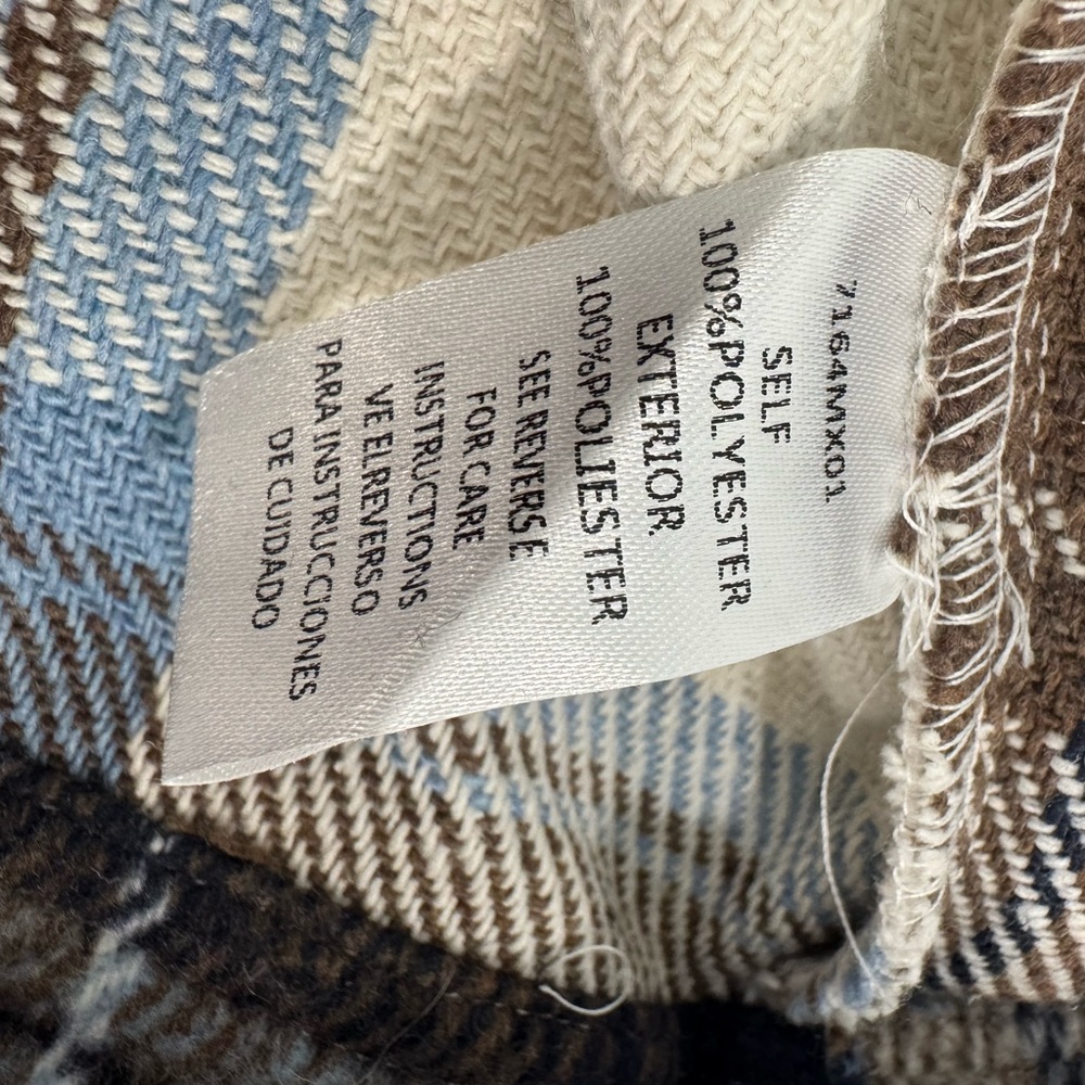 Plaid Button-Up Shacket - Picture 6 of 6